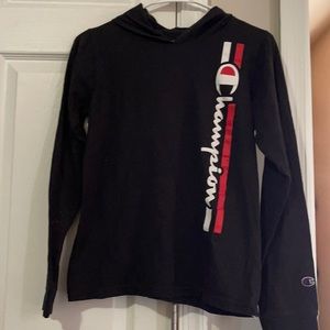 Champion Long sleeve hooded T-shirt